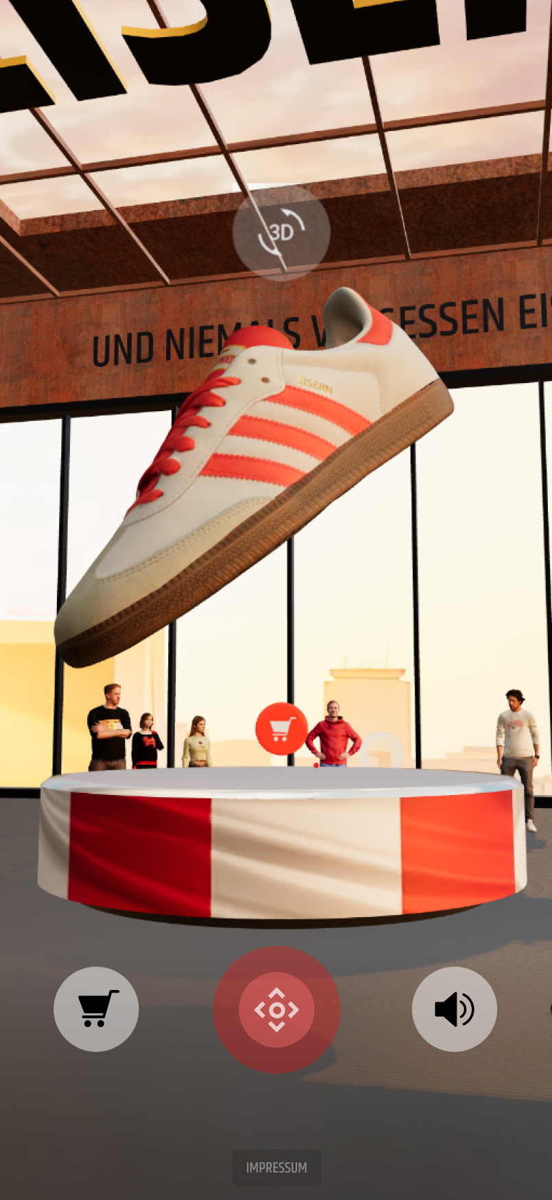 Union Berlin × adidas mobile 3D Samba experience